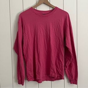 Set Active Pink Oversized Long Sleeve Tee